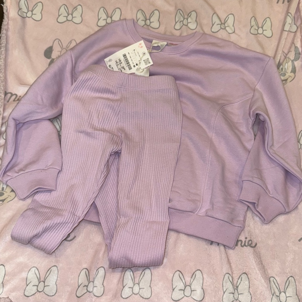 Zara Kids Lavender Matching Set